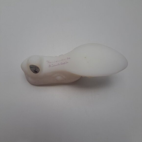 Fenton Art Glass Hand-Painted Victorian Style Shoe Figurine By Gilberto Tapia - Picture 3 of 9